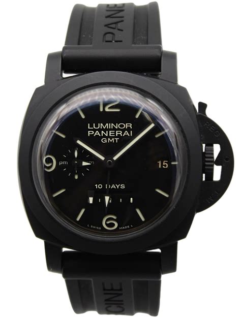 officine panerai luminor gmt|luminor panerai gmt ceramic price.